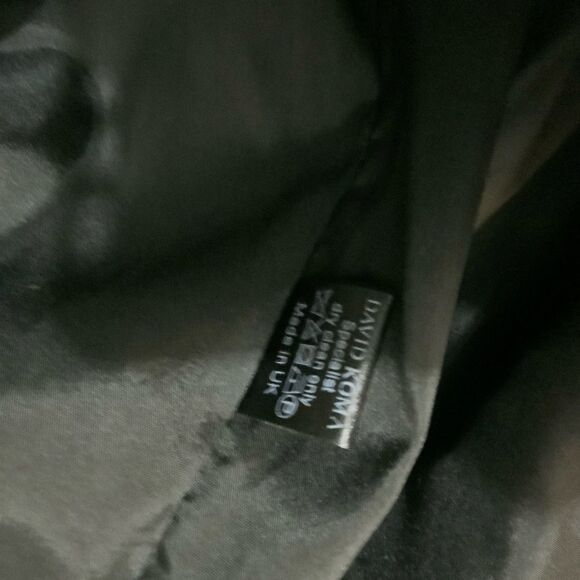 David Koma Side Cut Out beige black Pencil Dress size 6 - Picture 12 of 13